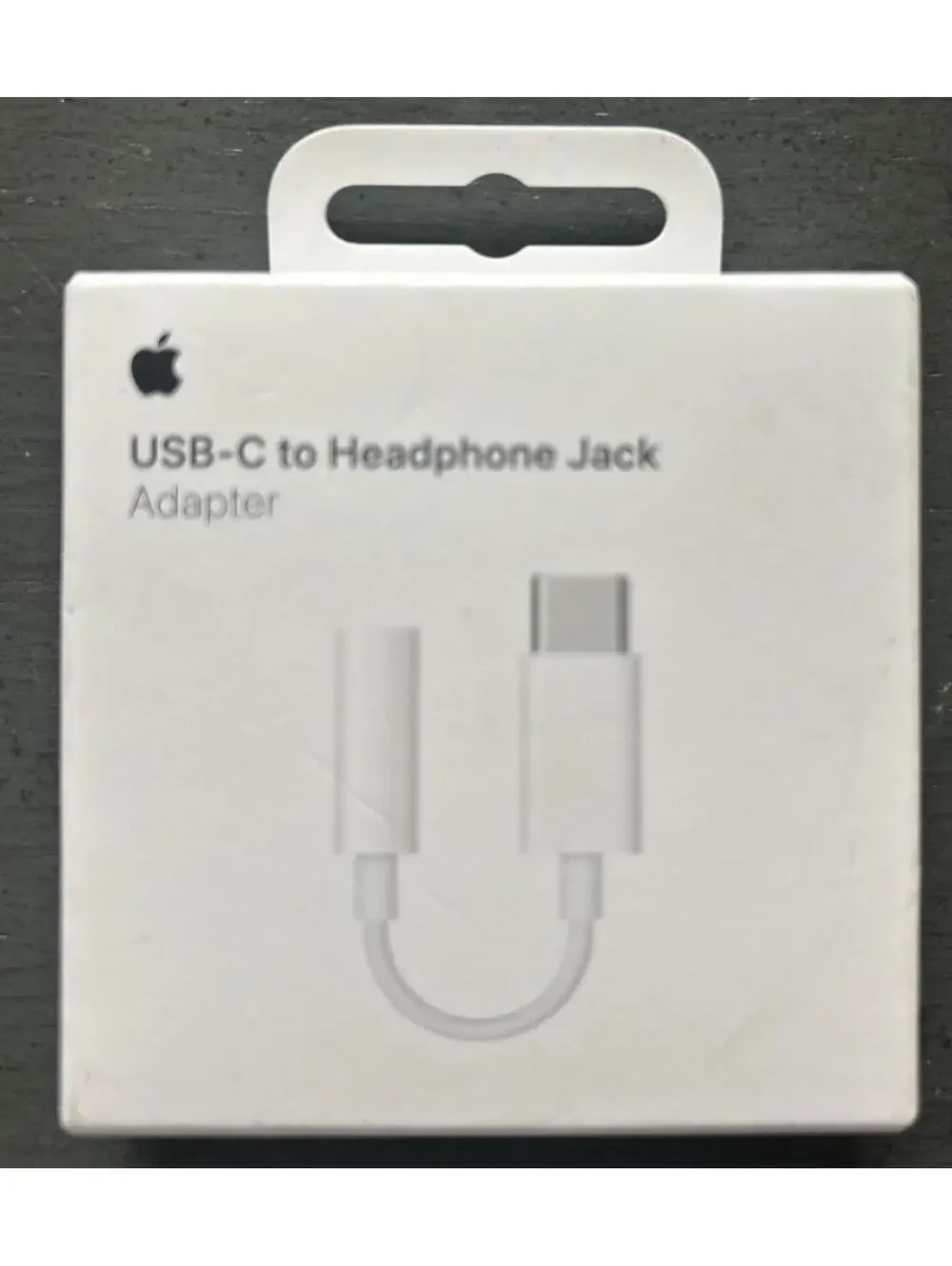 GENUINE Apple - USB-C to Headphone Jack Adapter - 3.5 mm - A2155 - MU7E2AM/A NEW